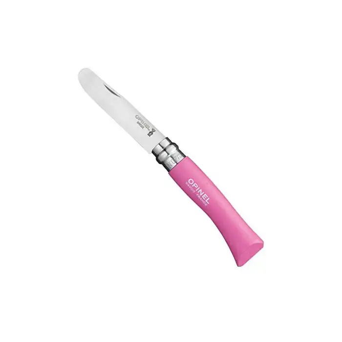 Opinel Inox No 7 Paslanmaz Çelik Çakı (Pembe)