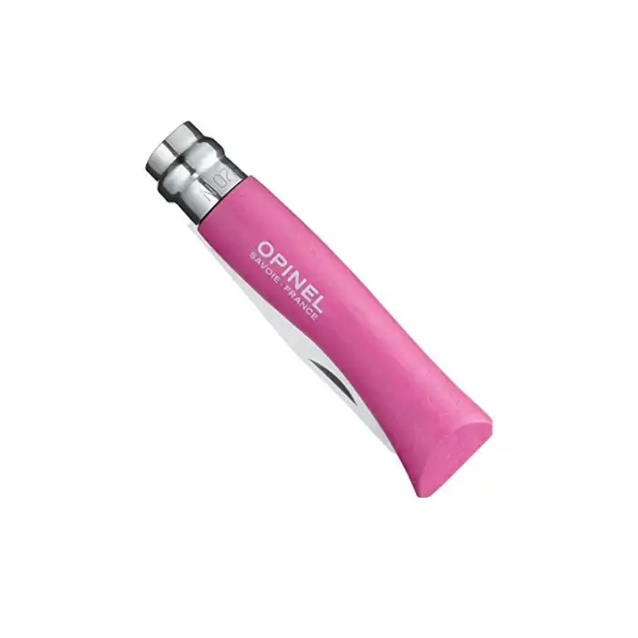 Opinel Inox No 7 Paslanmaz Çelik Çakı (Pembe)