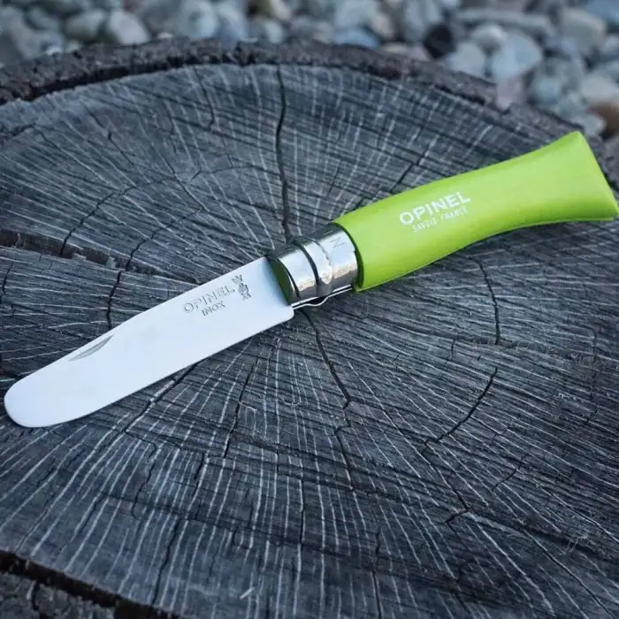 Opinel Inox No 7 Paslanmaz Çelik Çakı (Yeşil)