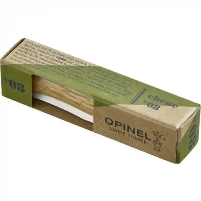 Opinel Inox No 8 Meşe Saplı Paslanmaz Çelik Çakı