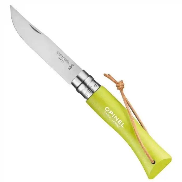 Opinel Inox Trekking 7 No Paslanmaz Çelik Çakı (Açık Yeşil)