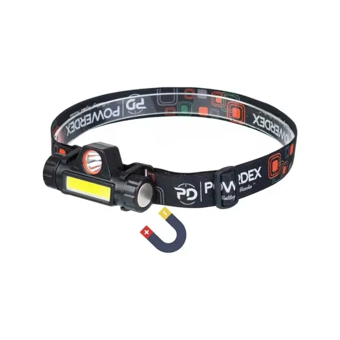 Powerdex Şarjlı Mıknatıslı Kafa Feneri Su Geçirmez / PD-6672