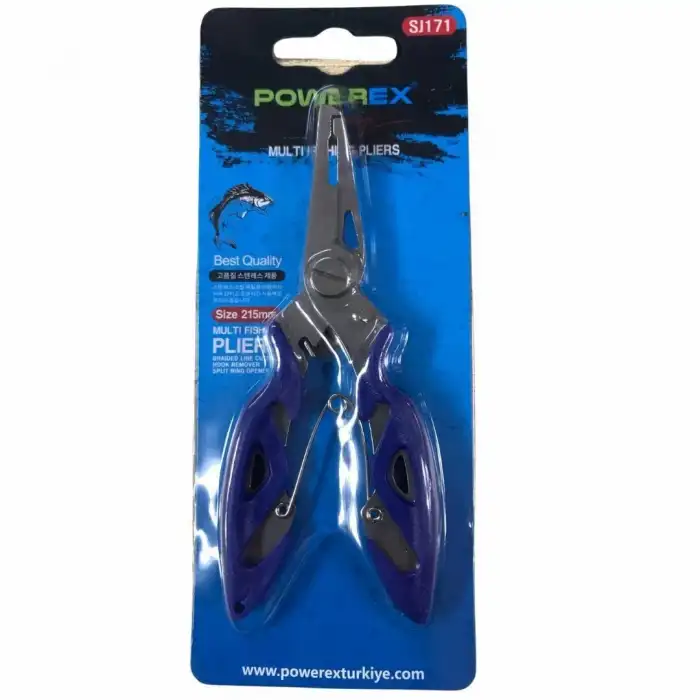 Powerex Multi Fishing Pliers 5 Balıkçı Pense - Mavi