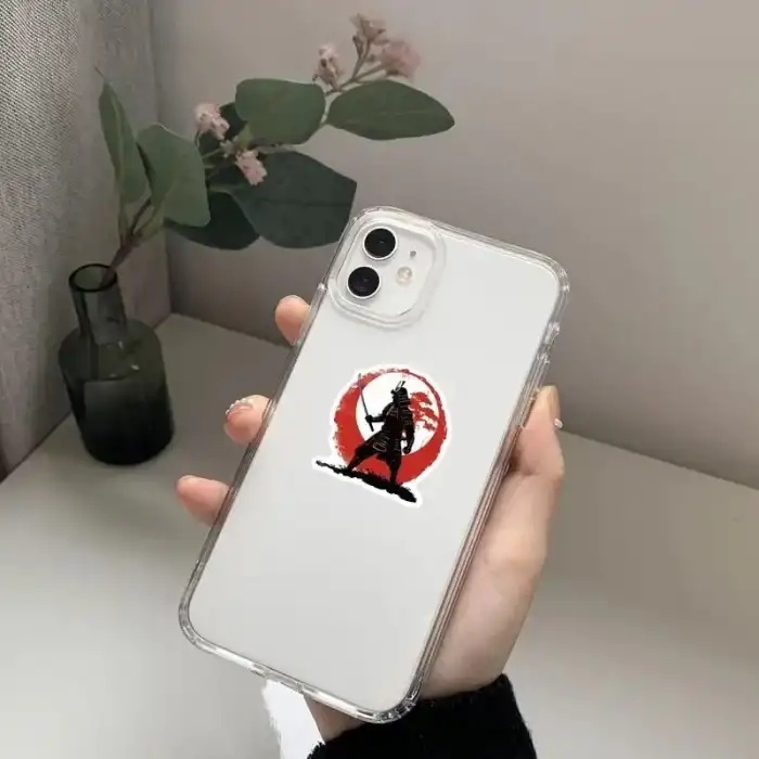 Samurai ve Katana Serisi Su Geçirmez Sticker - 12 Adet