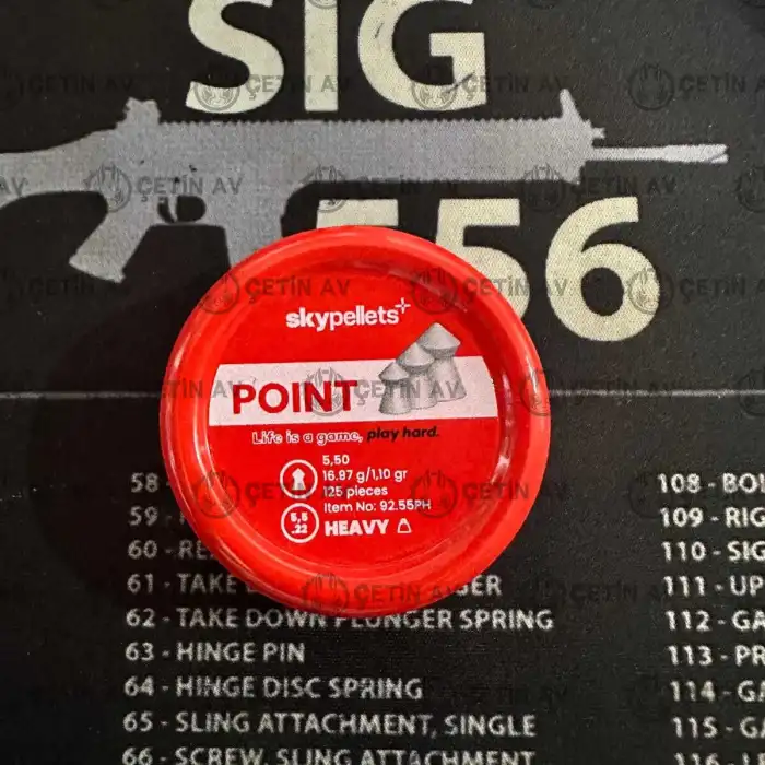 SKY PELLETS Point Heavy 8,17 gr Saçma 4,5 mm / 200 Adet