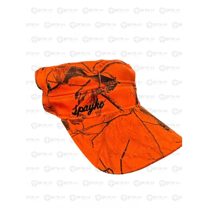 Spayko Turuncu Orman desenli Castro Avcı Şapkası