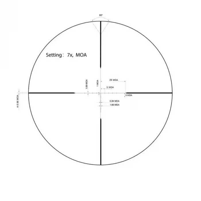 Vector Optics Matiz 2-7x32 MOA 1 SFP Tüfek Dürbünü