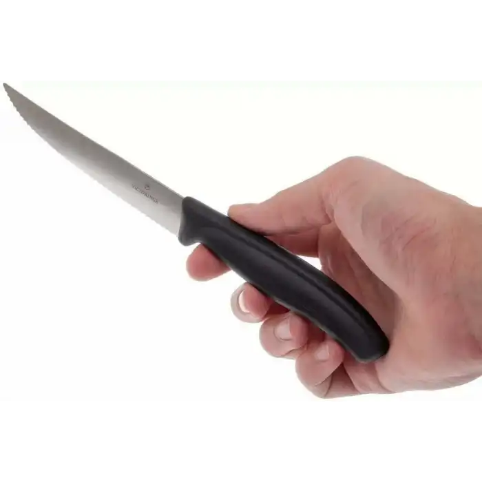 Victorinox 12cm Tırtıklı Biftek Bıçağı 2li Siyah 6.7933.12B