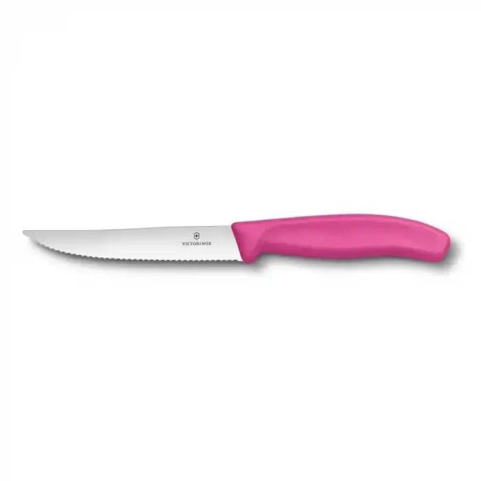 Victorinox 6.7936.12L5 12cm Tırtıklı Biftek Bıçağı - Pembe