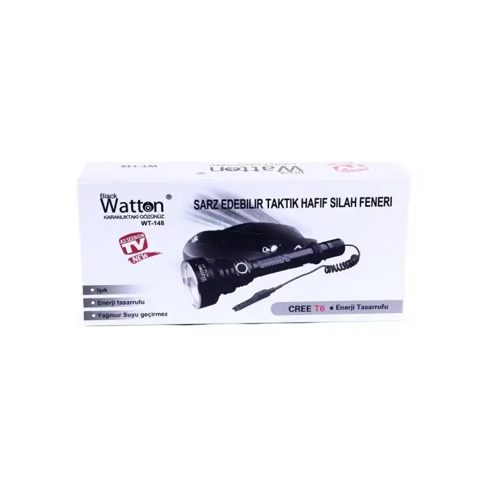 Watton 800 Lümen TX6 Özel Avcı ve El Feneri WT-148