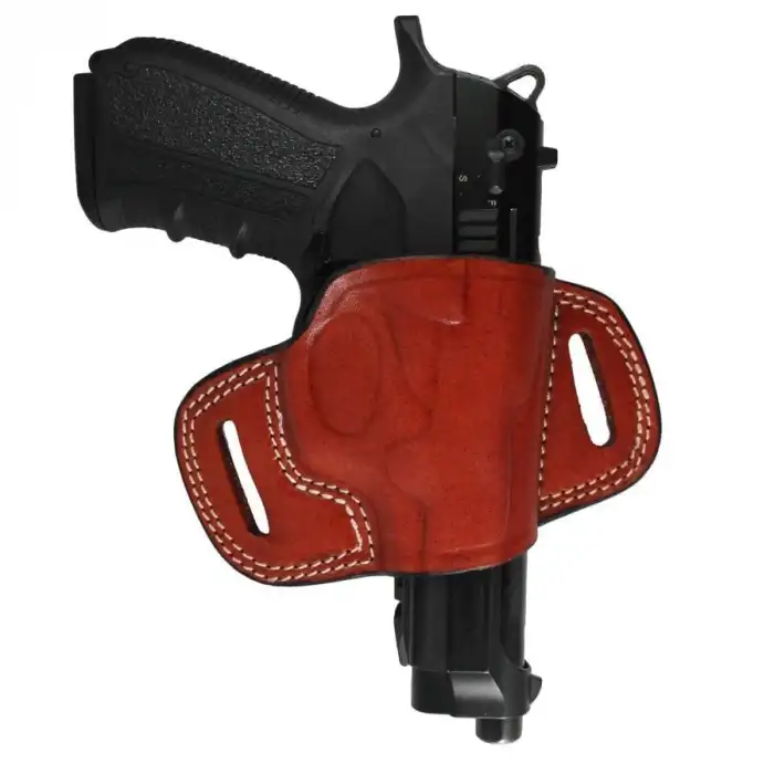 YT Hobby Spor Speed Deri Tabanca Kılıfı Sağ El - Taba