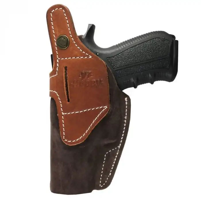 YT Hobby Süet Maşalı Tabanca İç/Dış Kılıfı - Sağ El