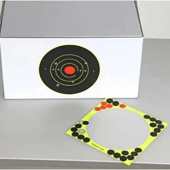 Yüksek Görünürlüklü Reaktif Atış Hedef Kağıdı 8 - Kendinden Yapışkanlı 2 li Paket