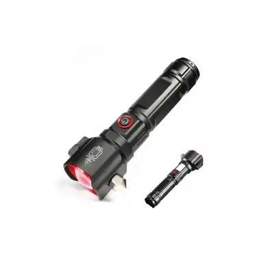 Kırgıl CB-2210 Şarjlı El Feneri, Teleskopik ZOOM Özellikli Acil Durum El Feneri