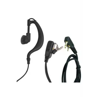 Bas Konuş Kulak Içi G Tipi Arkalıklı Spiral Pmr Telsiz Kulaklık