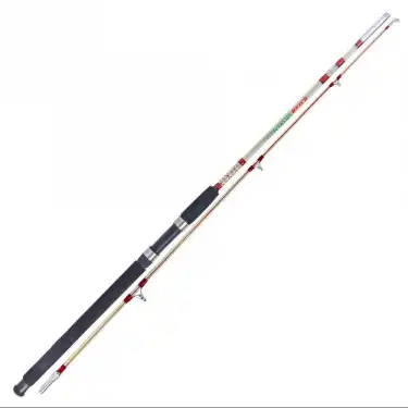 Bauer Crystal İki Parça Dolgu Şeffaf Bot Tekne Olta Kamışı 165cm / 100-200 gr