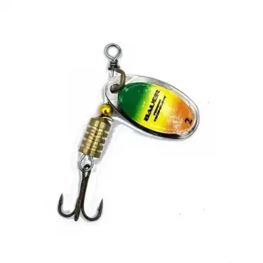 Bauer Mepps Kaşık Yeşil-Sarı-Turuncu No:2