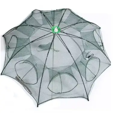 Bauer Şemsiye Model Pinter 8 Bölmeli Balık Yakalama Sepeti