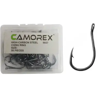Camorex 9937 Delikli Karbon Çapraz Olta İğne / 50 Adet