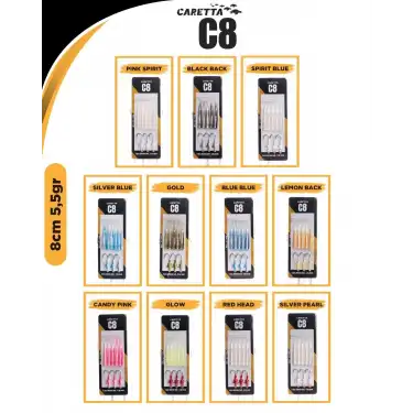 Caretta C8 8 Cm 5.5 Gr Silikon Yem