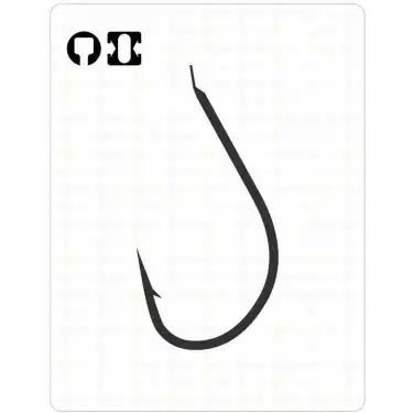 Fudo Hooks KRYU-BN 1901 Keiryu Black Nikel Olta İğnesi