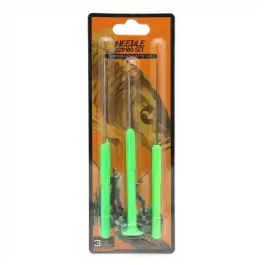 Needle Combo Set Plastik Yeşil 3P Boili Delici