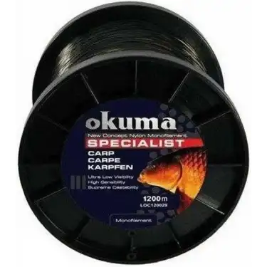 Okuma Carp 1200m 17,00 LB 7.73kg 0,34mm Sazan Misinası