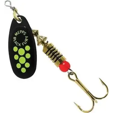 Oskar Döner Kaşık Olta Siyah-Sarı Benekli