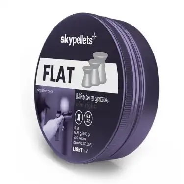 SKY PELLETS Flat Heavy 13,88 gr Saçma 5,5 mm / 250 Adet