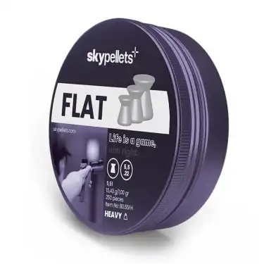 SKY PELLETS Flat Heavy 15,43 gr Saçma 5,5 mm / 250 Adet