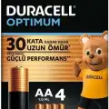 Duracell Optimum AA Alkalin Kalem Pil (4lü Paket) 1,5V - LR6 MX1500