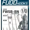 Fudo 6101 Worm SSB Black Nikel Uzun Pala Tırnaklı Olta İğnesi