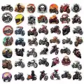 Karikatür Motosiklet Vinil Sticker - 10 Adet