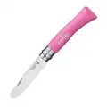 Opinel Inox No 7 Paslanmaz Çelik Çakı (Pembe)