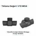 Vector Optics SCOC-28 Forester JR 1-4x24 SFP Tüfek Dürbünü