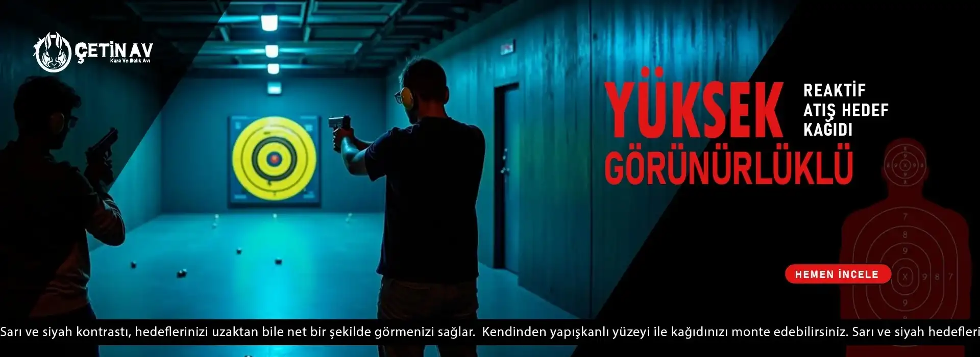 Reaktif Atış Hedefleri – Yüksek Görünürlük