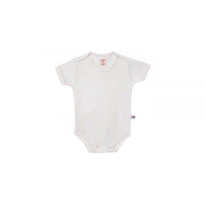 Sevi Bebe Şardonlu Yarım Kollu Body - Krem 6 Ay