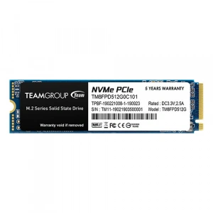Team MP33 Pro 512GB 2100/1700MB/s NVMe PCIe Gen3x4 M.2 SSD Disk (TM8FPD512G0C101)