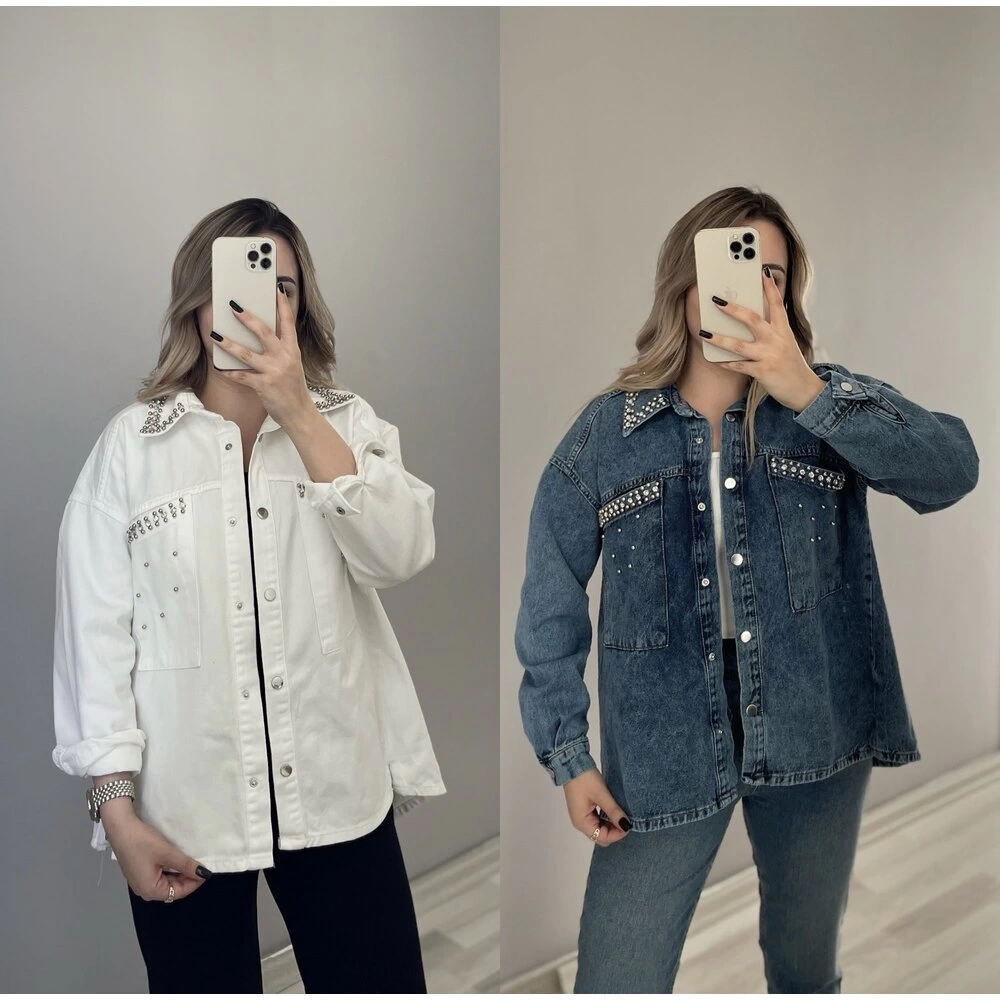 Taşlı Denim Ceketler