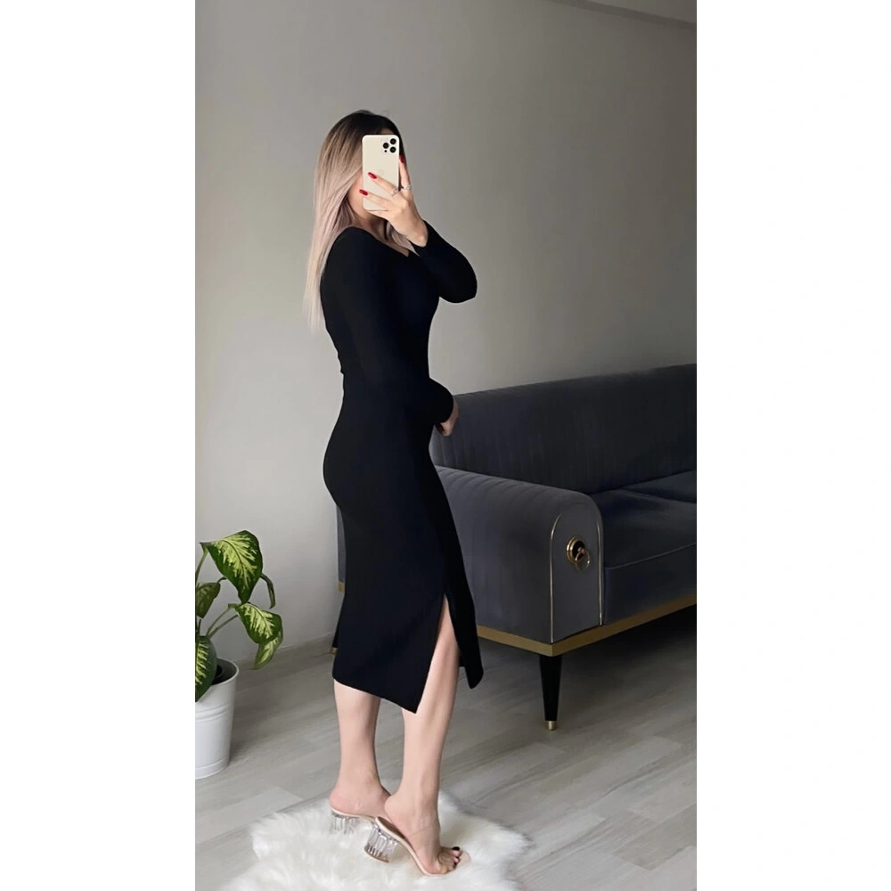 Fitilli Triko Elbiseler