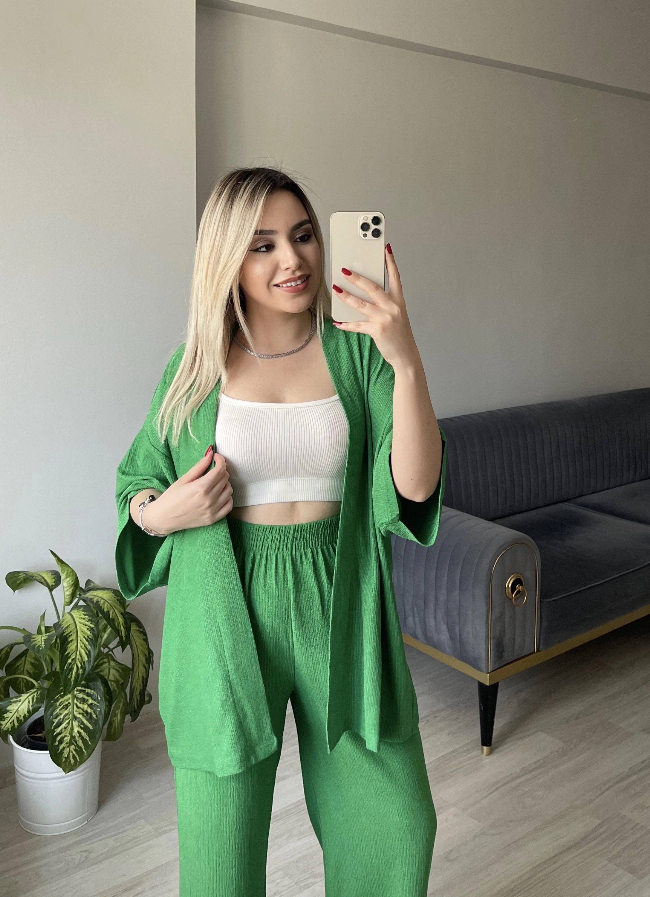 Yeşil Kimono Takım