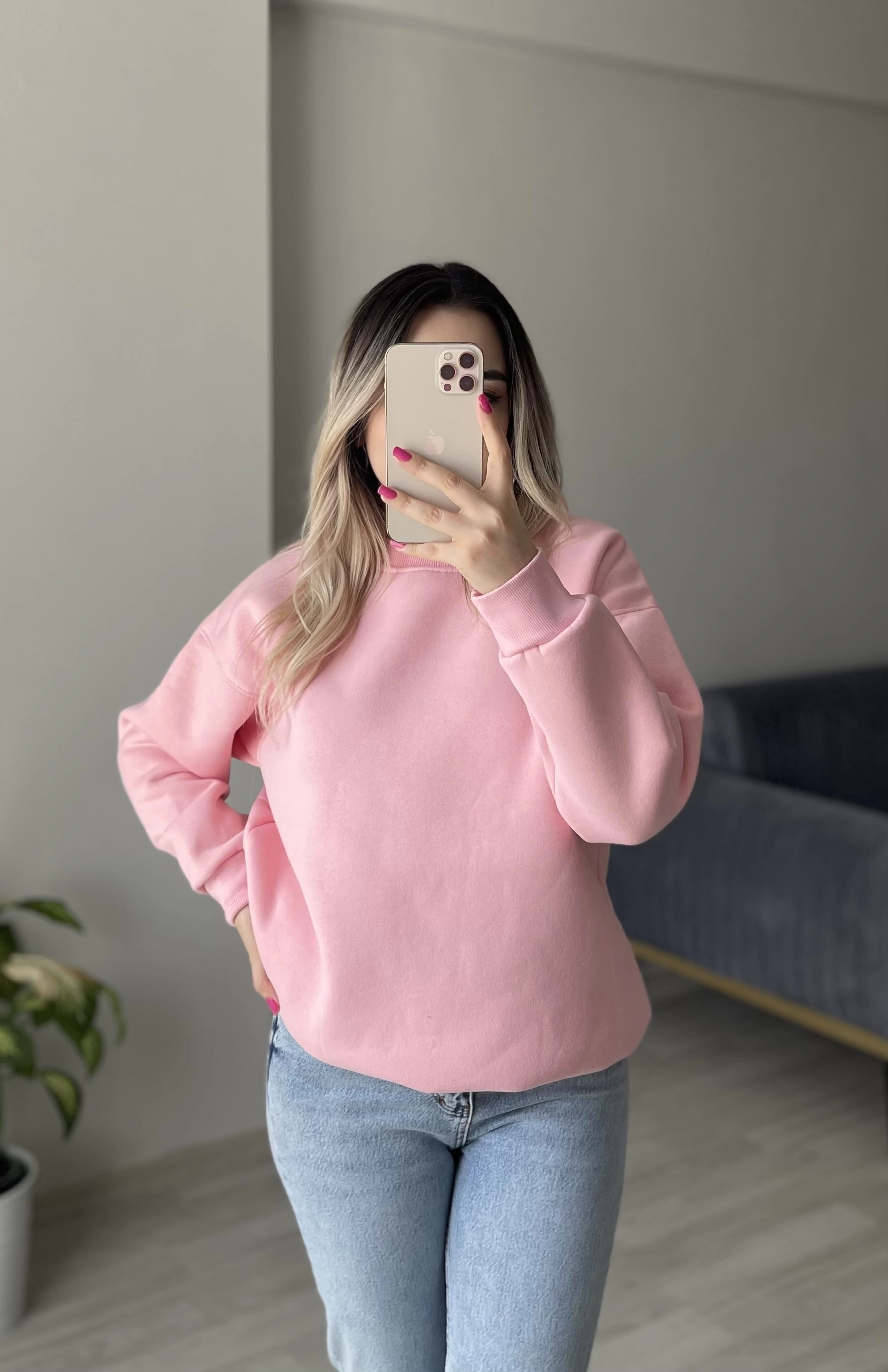 İçi Şardonlu Sweatshirtler(8 Renk)