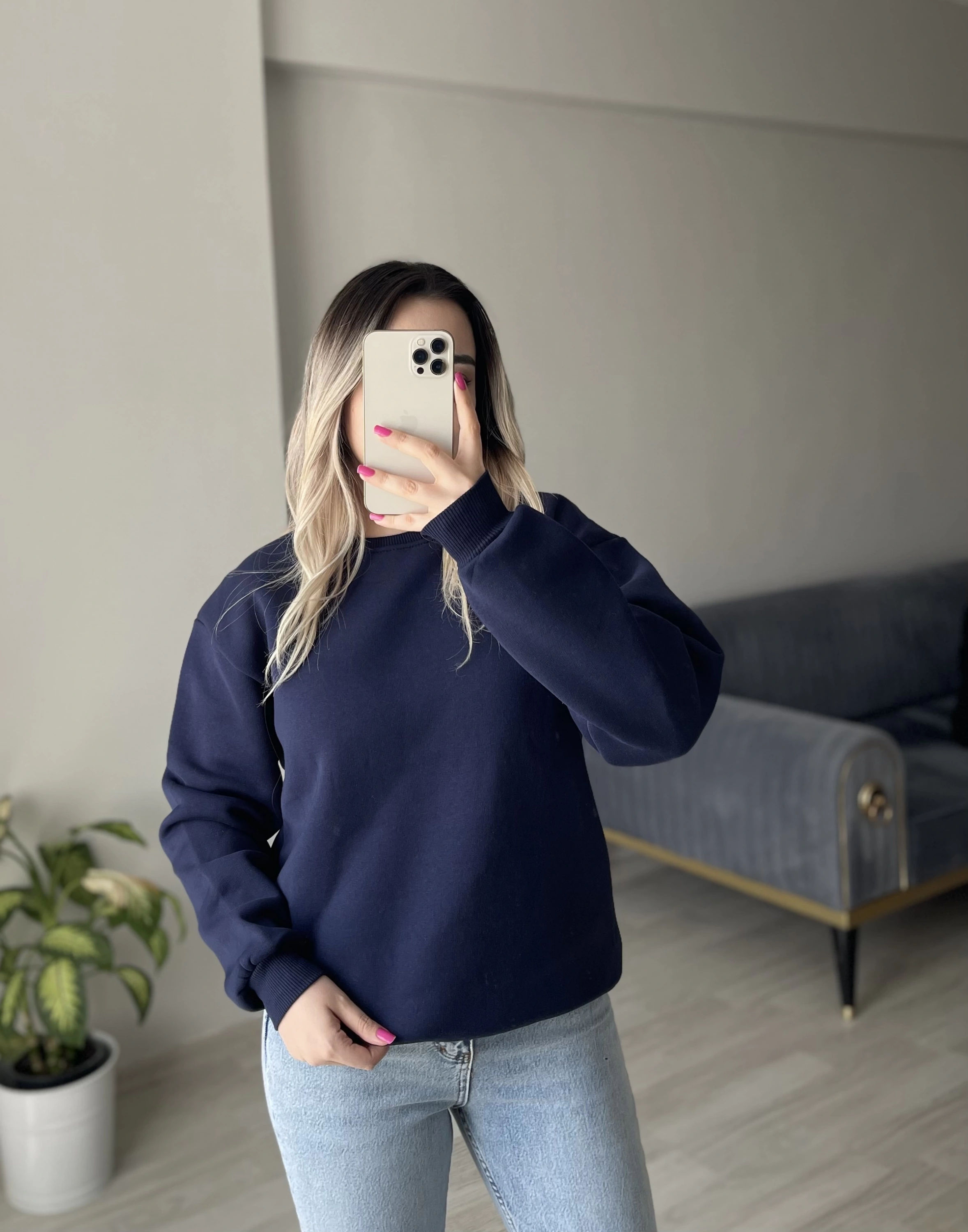 İçi Şardonlu Sweatshirtler(8 Renk)