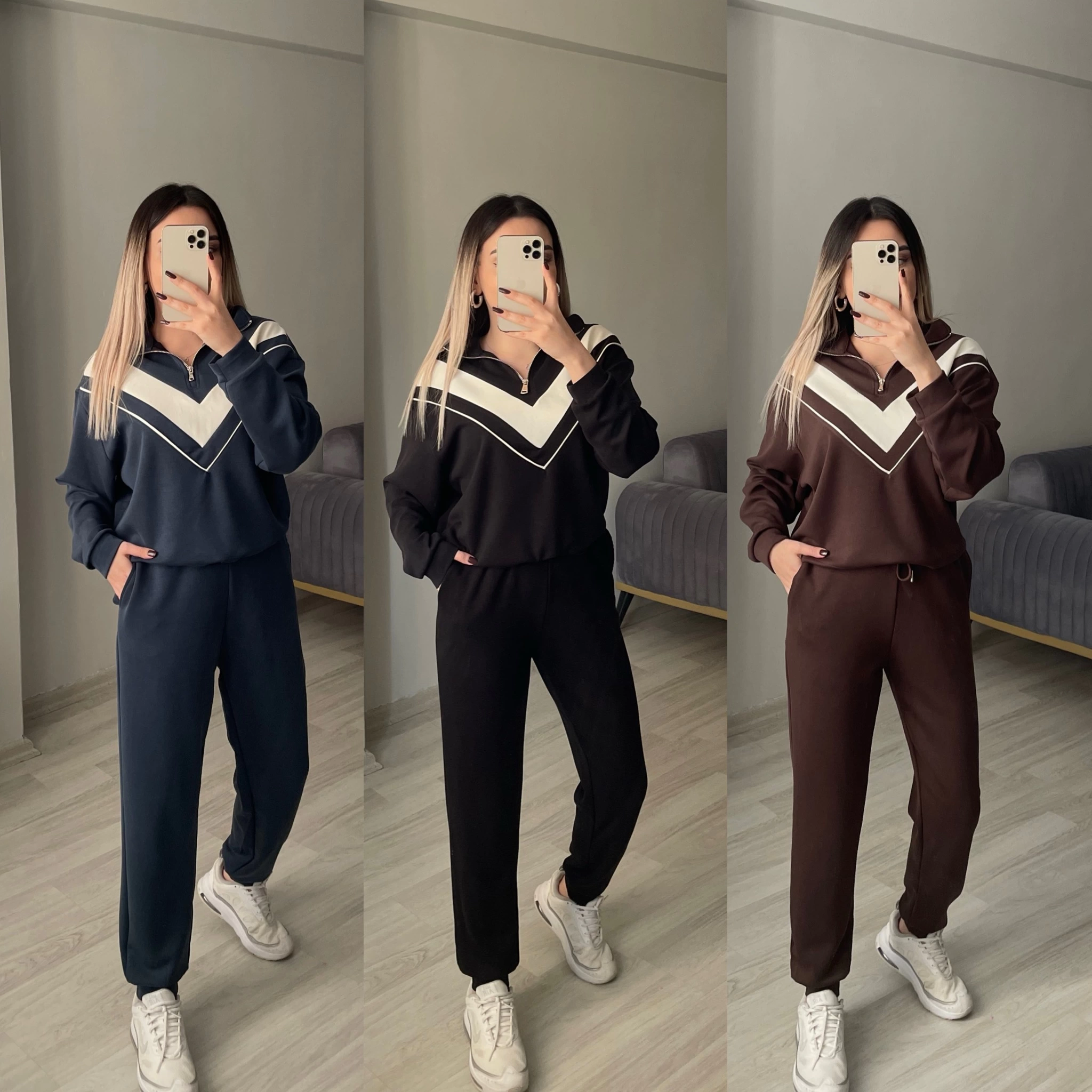 Oysh Şerit Detaylı Eşofman Takımları
