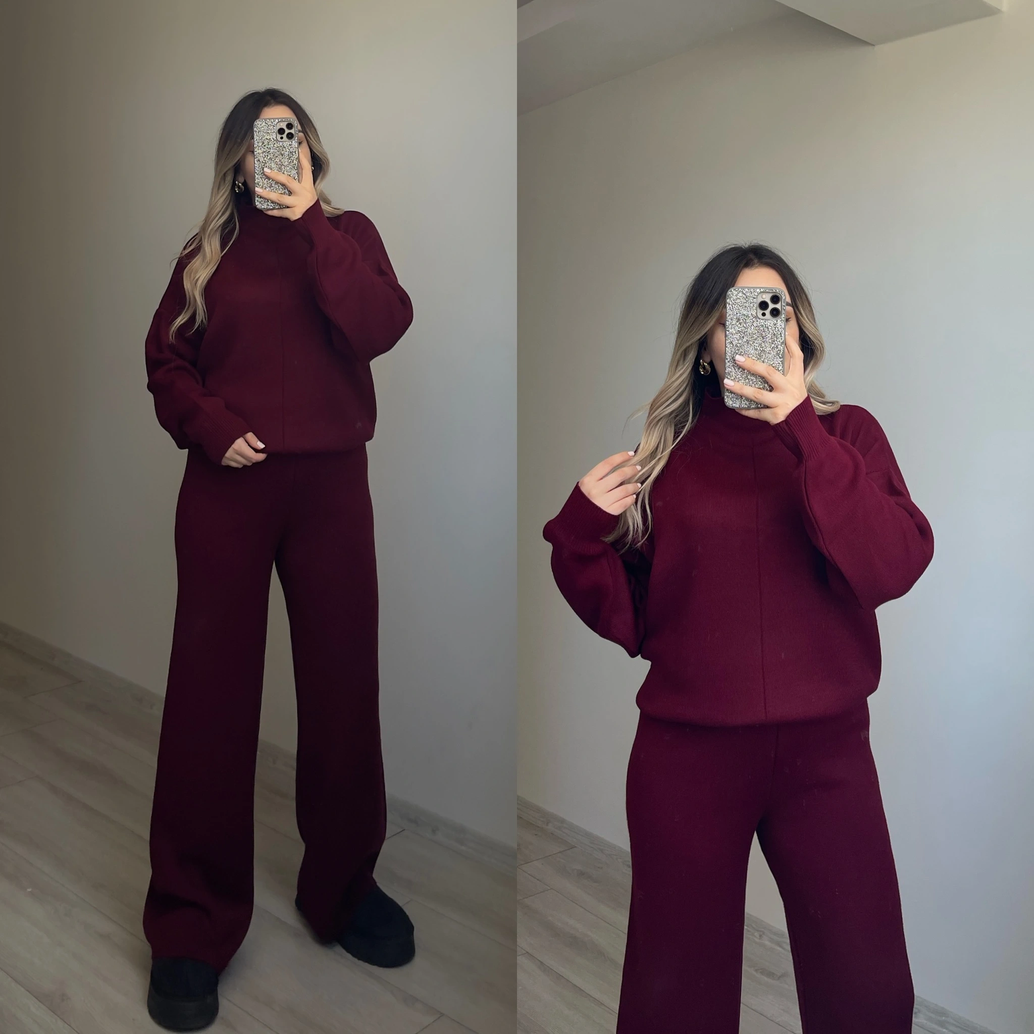 Bordo Triko Takım