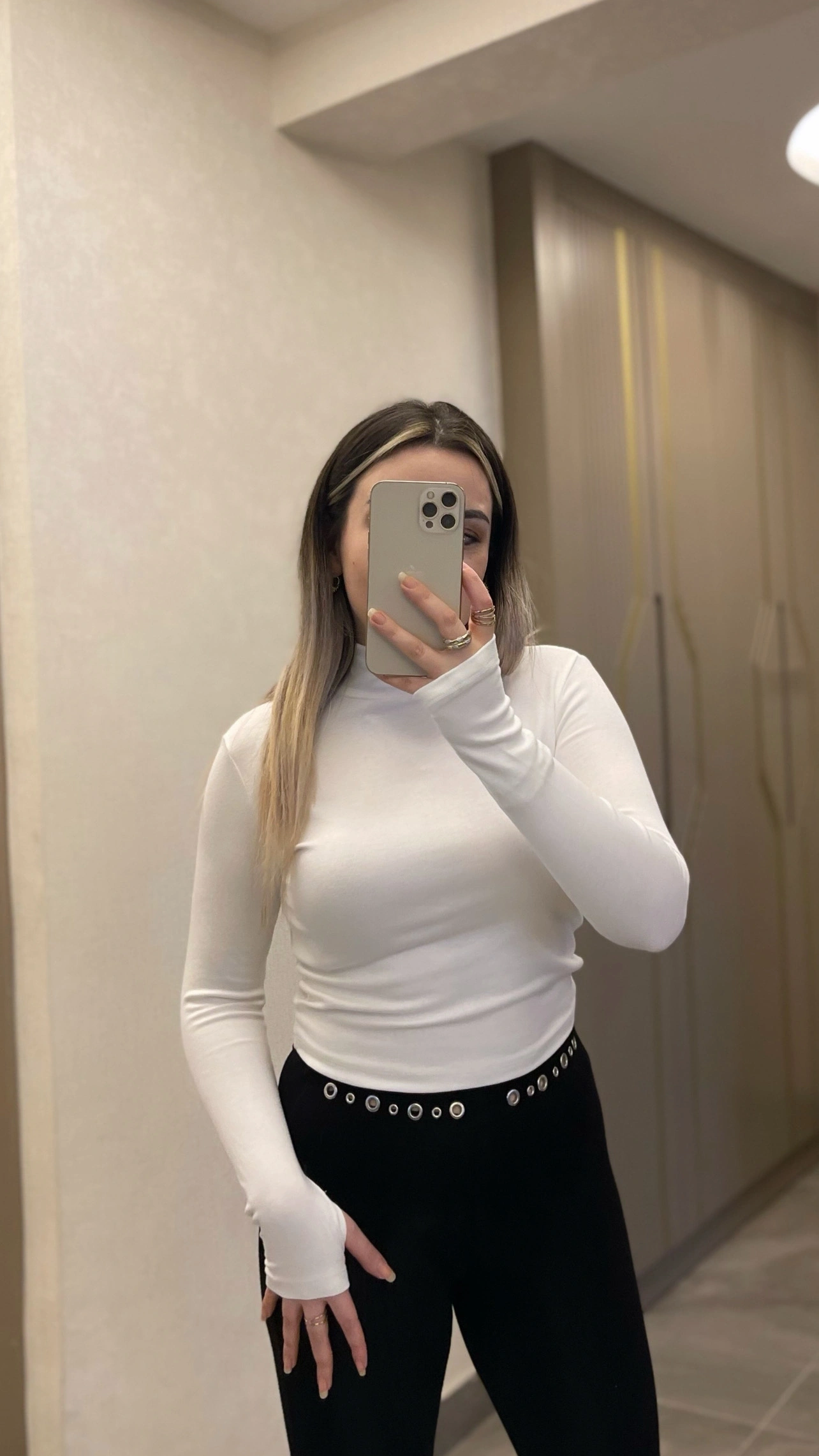 Oysho Yarım Balıkçı Body Beyaz