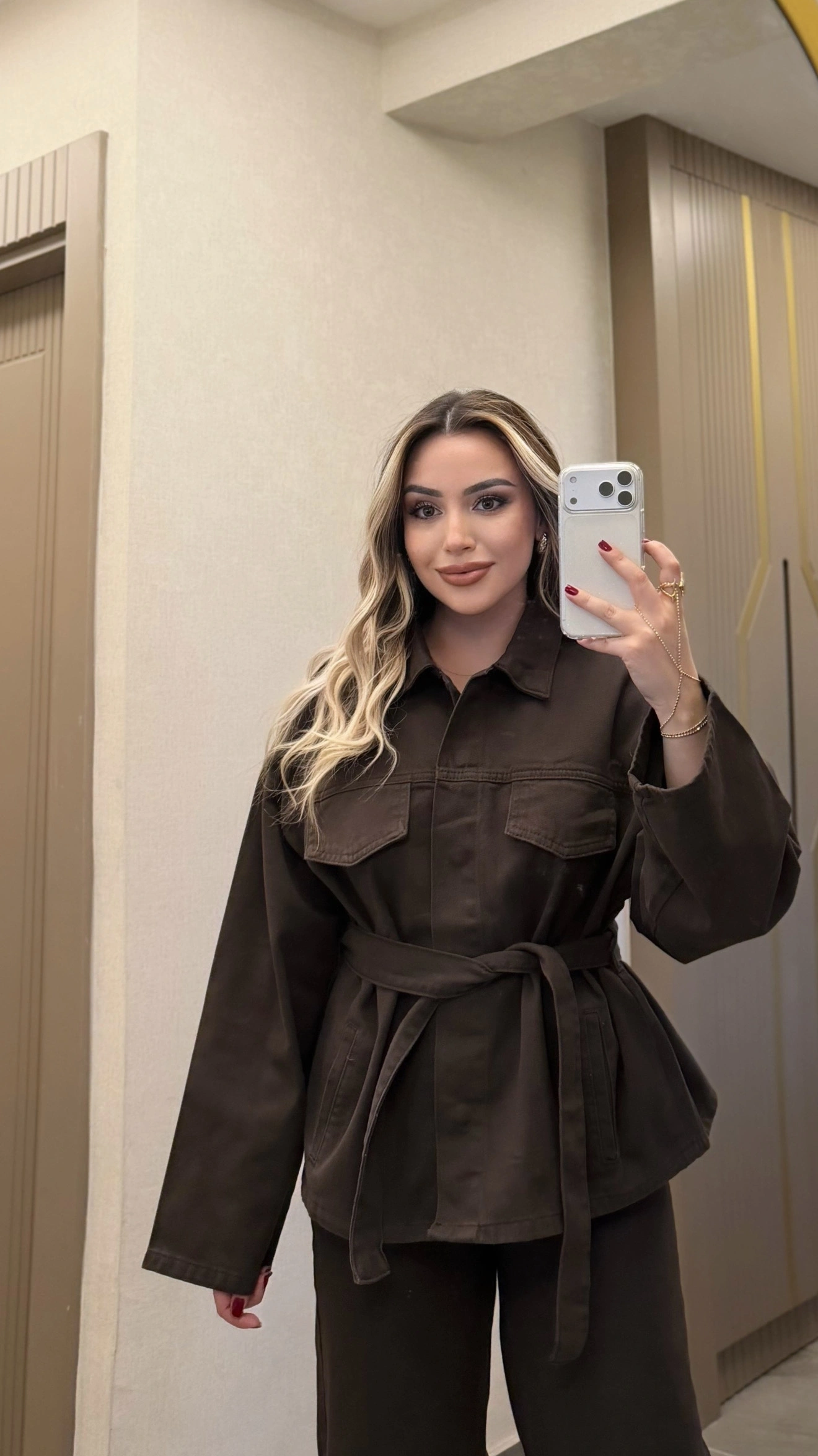 Acı Kahve Denim Takım