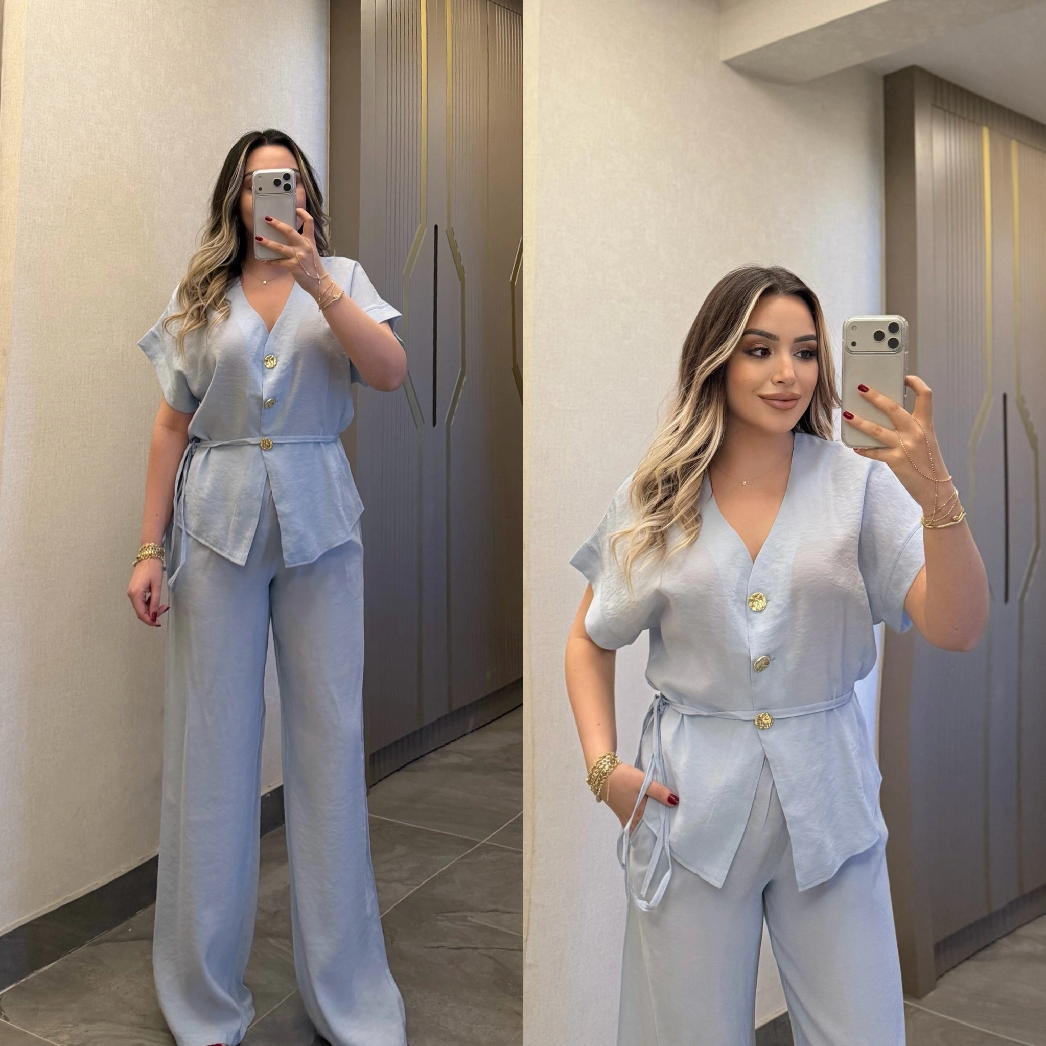 Bebe Mavi Tensel Takım