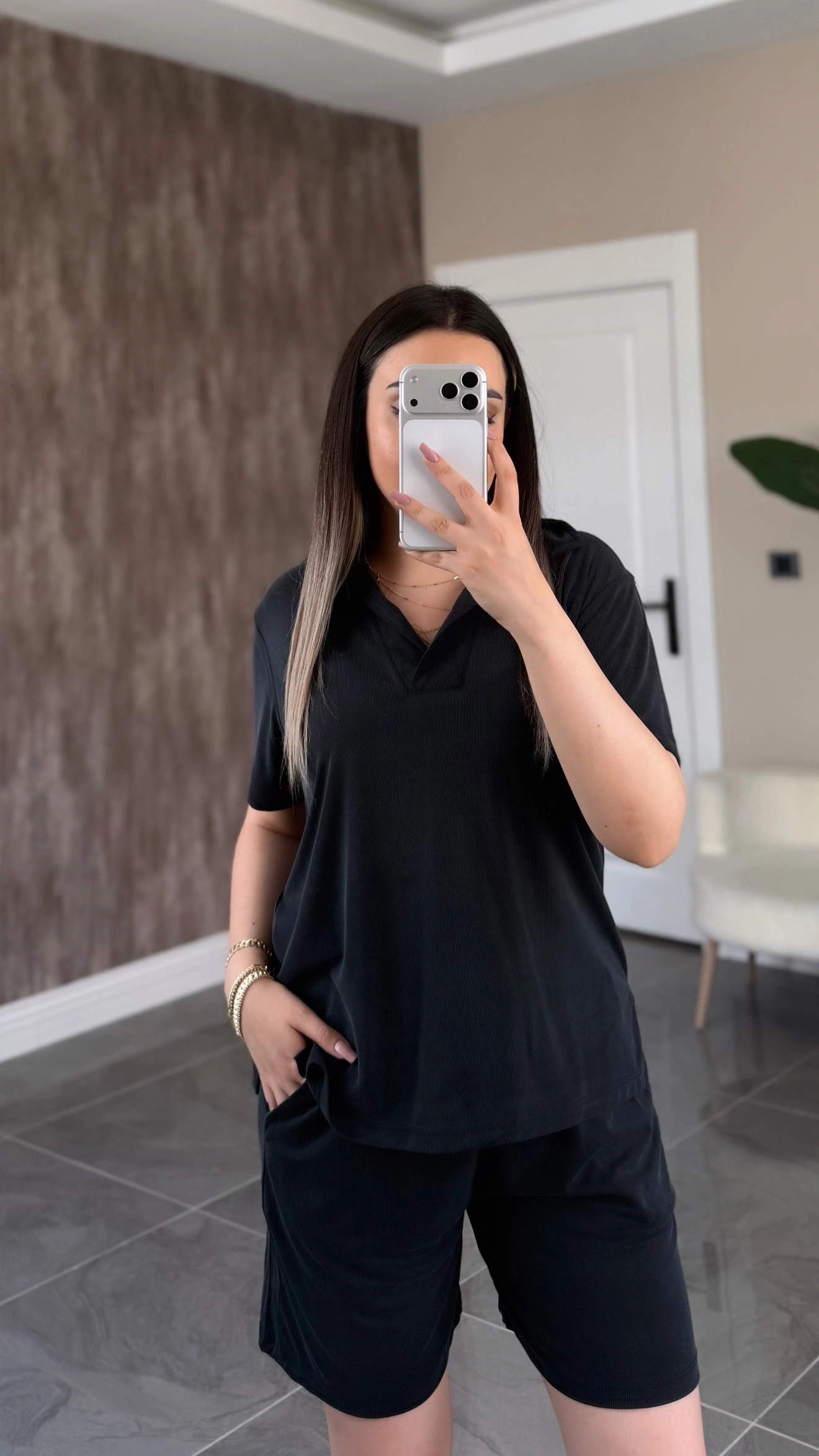 Polo Yaka Antrasit Oysh Takım