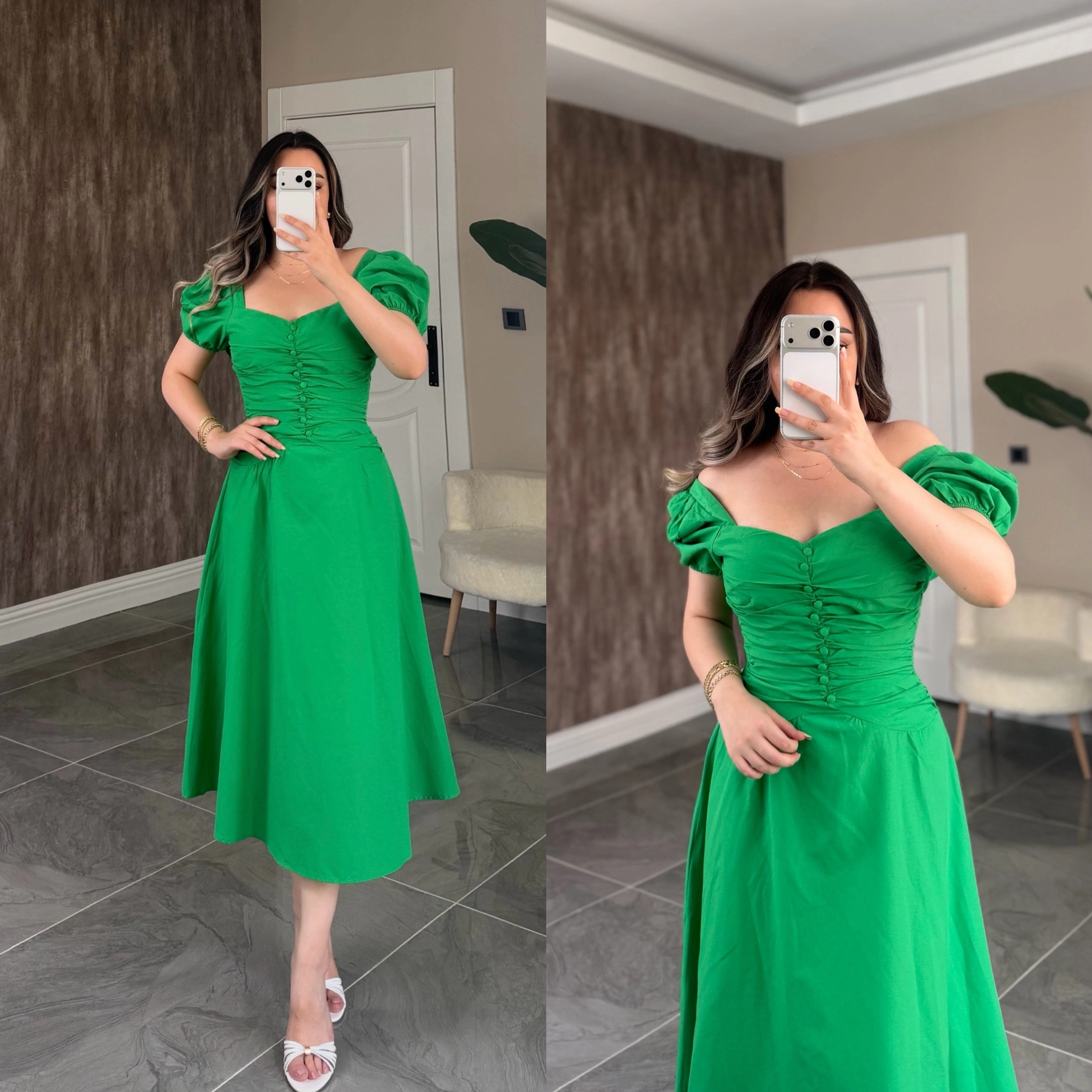 Yeşil Prenses Elbise